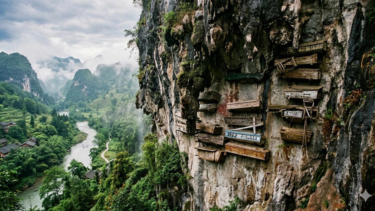 Hanging Coffins of China